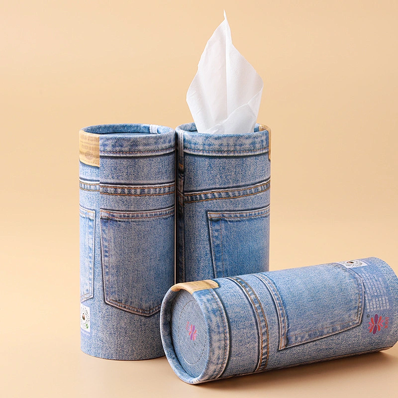 Yooson round car tissue virgin woodpaper tissue for car box tissue
