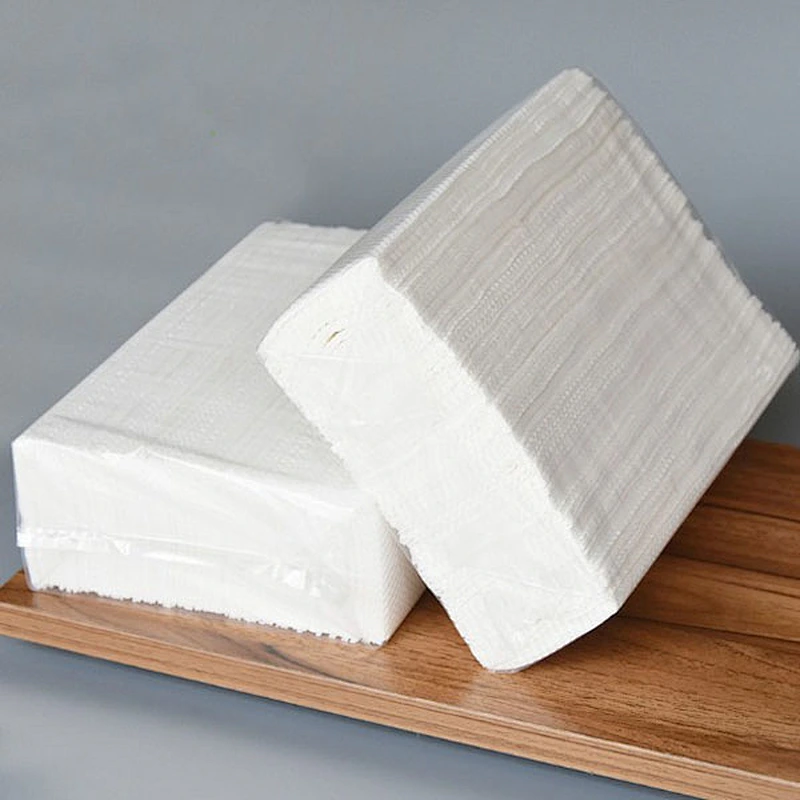 Single layer N fold hand towel paper hand towel tissue
