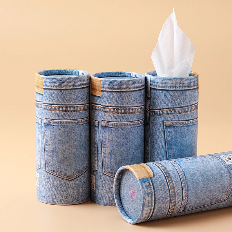 Yooson round car tissue virgin woodpaper tissue for car box tissue