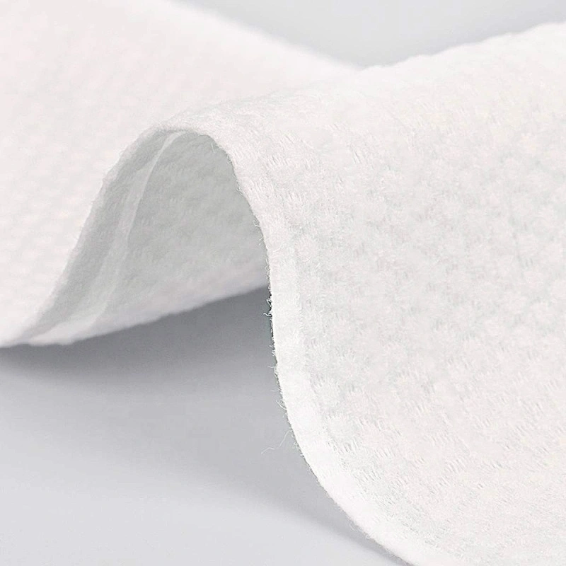 Yooson producto de higiene rollo de tejido facial de algodón pañuelos sin bacterias toallitas húmedas y secas desechables al por mayor motor de maquillaje
