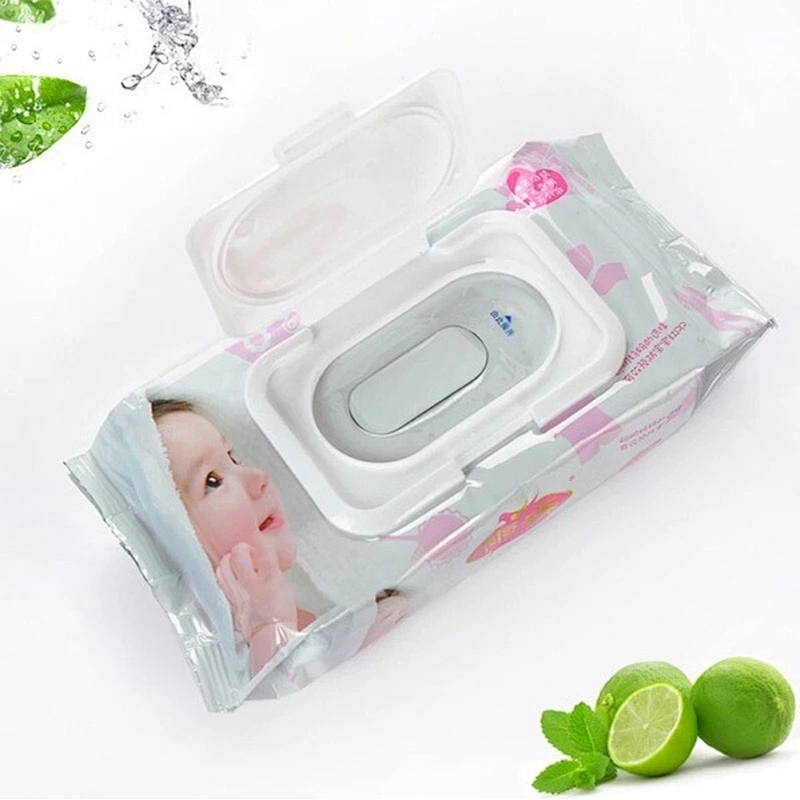 Spunlace nonwoven Pure Water Alcohol Free Unscented wet tissue Baby Wet Wipe Manufacturer