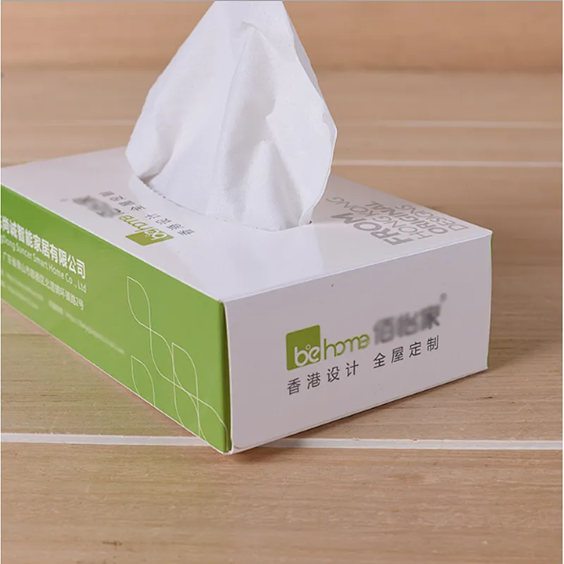 Tissue paper box facial vrigin wood box facial tissue supplier small box facial tissue