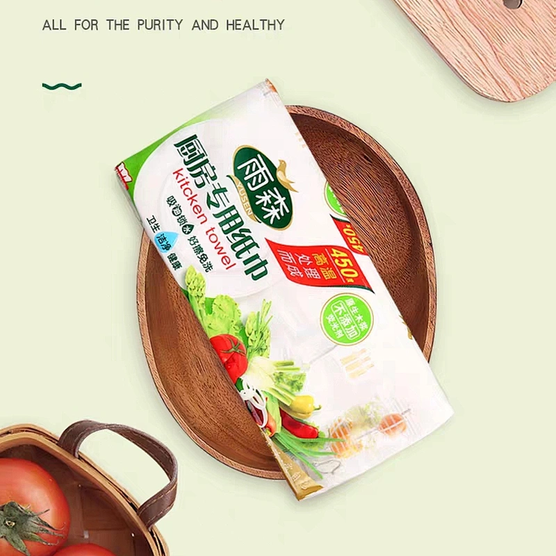 Soft skin cheapest embossed 2 ply kitchen paper towel virgin wood paper kitchen tissue paper towel