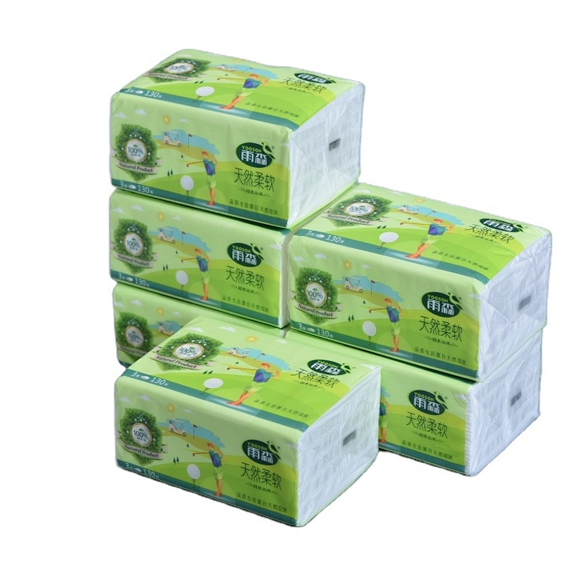 2020 Customized virgin wood pulp soft factory price facial tissue paper
