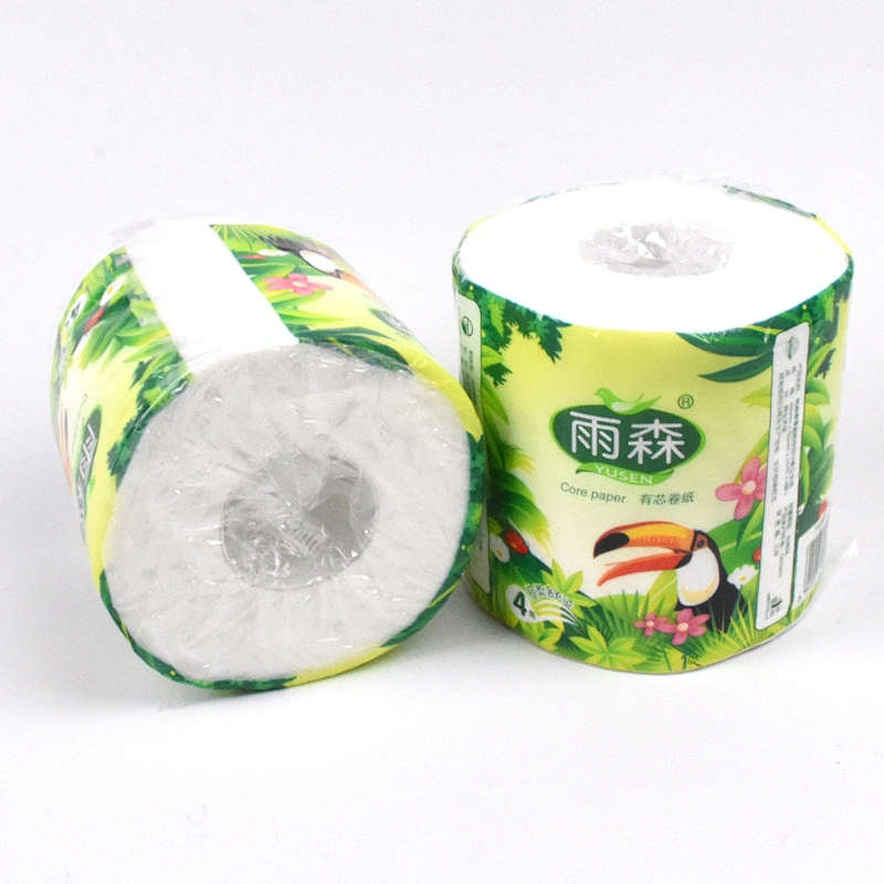 Standard roll size customized FSC premium toilet paper virgin small toilet paper roll of toilet paper