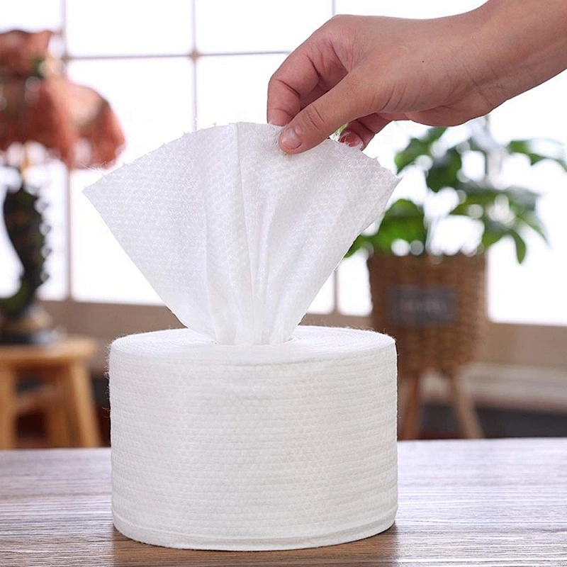 2020不織布フェイスタオルフェイシャルコットンティッシュメイク落とし使い捨てフェイスタオル