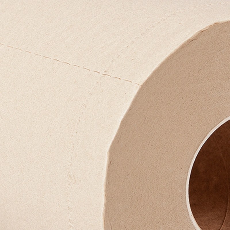 FDA multicapa de grado alimenticio pulpa de bambú suave papel higiénico rollo de papel higiénico ultra fuerte papel higiénico