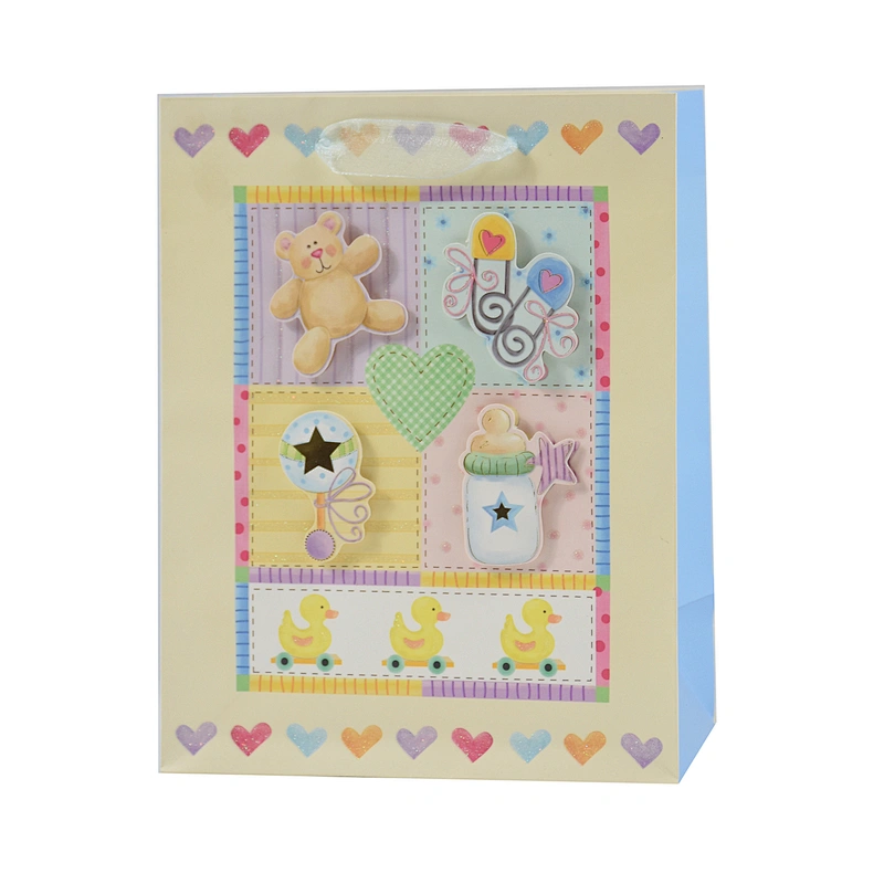 Everyday gift bag, baby bag, paper bag