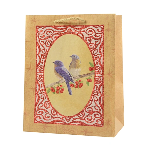 Christmas gift bag, kraft paper bag, gift bag, recycle paper bag