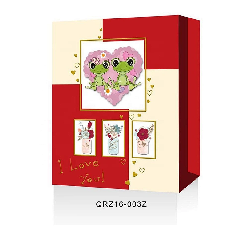 New coming Valentine's Day gift bag hot selling Bear design Gift Packaging