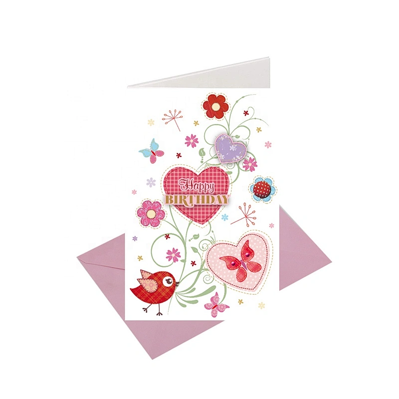 Cheap promotional gift Thank You Cards  With  Logo Latest  Christmas greeting Paper Card Bamboo Umbrella