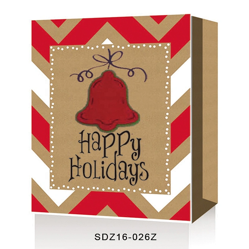 Christmas Packing Shopping paper Gift Bags Logo Popular Hot Selling Gift Packaging Bag Various Christmas Gift Bag Packaging