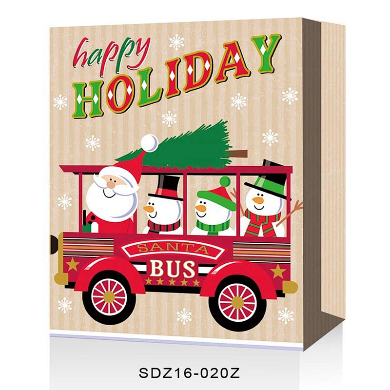 charming deseign gift packaging Bag Good style Santa Claus patterns Packaging