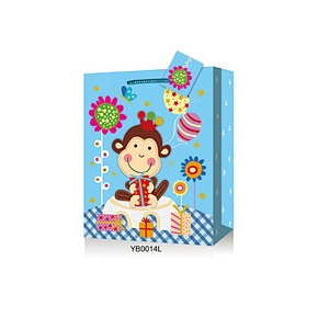 Promotion high quality Birthday gift bag unique design pretty paper Packaging