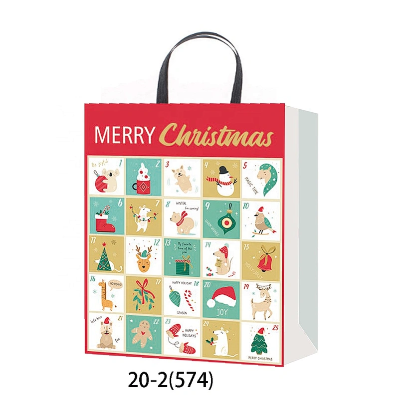 Custom Logo Print Wholesale Grocery White Brown Kraft Paper Gift Bag with Handle Item Industrial Surface Packaging