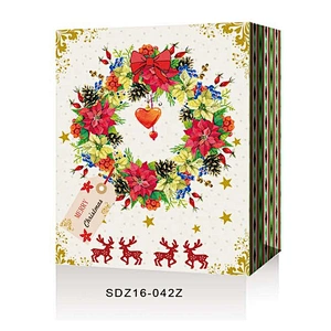 Custom Shopping Bags  Paper With Logo Popular Gift Packaging Bag Various Christmas Gift Bag Packaging