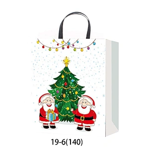 New selling superior quality Offset printing packaging Bag Good style Various Christmas gift bag Packaging