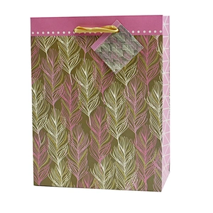 Customize Design map pattern gift packaging Bag hot selling Hand Length Handle Packaging