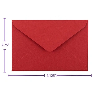 Custom Envelope  Paper  Office Blank Cards With Envelopes Customized Printing Logo