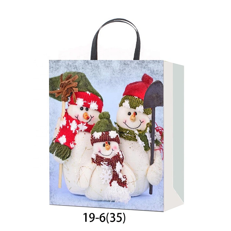 Best selling gift packaging Bag Top quality Various Snowman patterns Packaging
