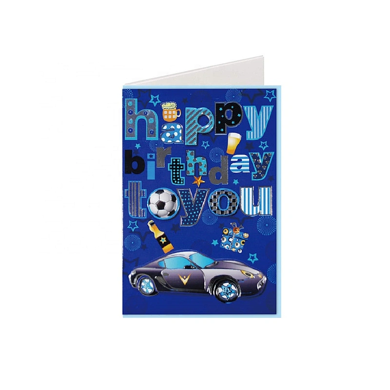 Myway Greeting Card Printing Customized Blank Handmade Tamil Love Greeting Card Cartoon Gift Custom Letters Europe Craft Toxic