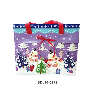 Hot selling gift Hand Length Handle packaging Bag Good style Various Recyclable Packaging