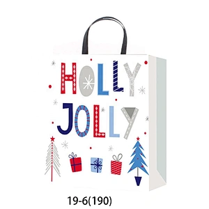 Best china low price White gift packaging Bag Good style Various Christmas gift bag Packaging