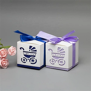 new design white box laser cutting windows for baby design