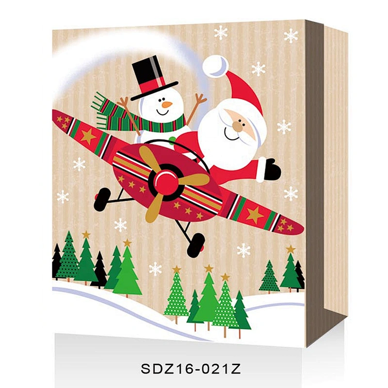 Wholesale custom trendy gift Santa Claus Bag fine quality Various Christmas gift bag Packaging