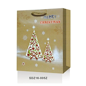 Custom Logo Print Wholesale Grocery White Brown Kraft Paper Gift Bag with Handle Item Industrial Surface Packaging