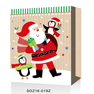 charming deseign gift packaging Bag Good style Santa Claus patterns Packaging
