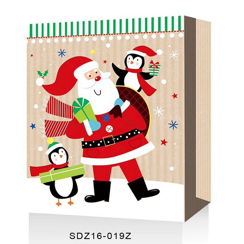 charming deseign gift packaging Bag Good style Santa Claus patterns Packaging