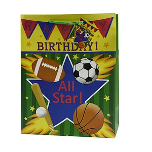 Factory wholesale Birthday gift bag Customized good quality Colorful paper Packaging