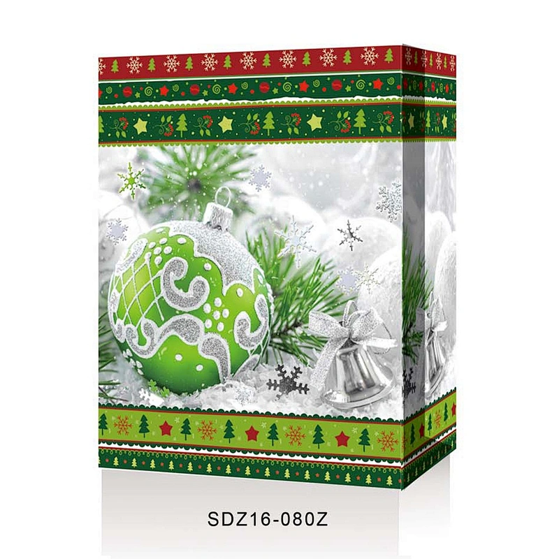 Professional manufacturer gift packaging Bag custom logo Lovely Christmas gift bag