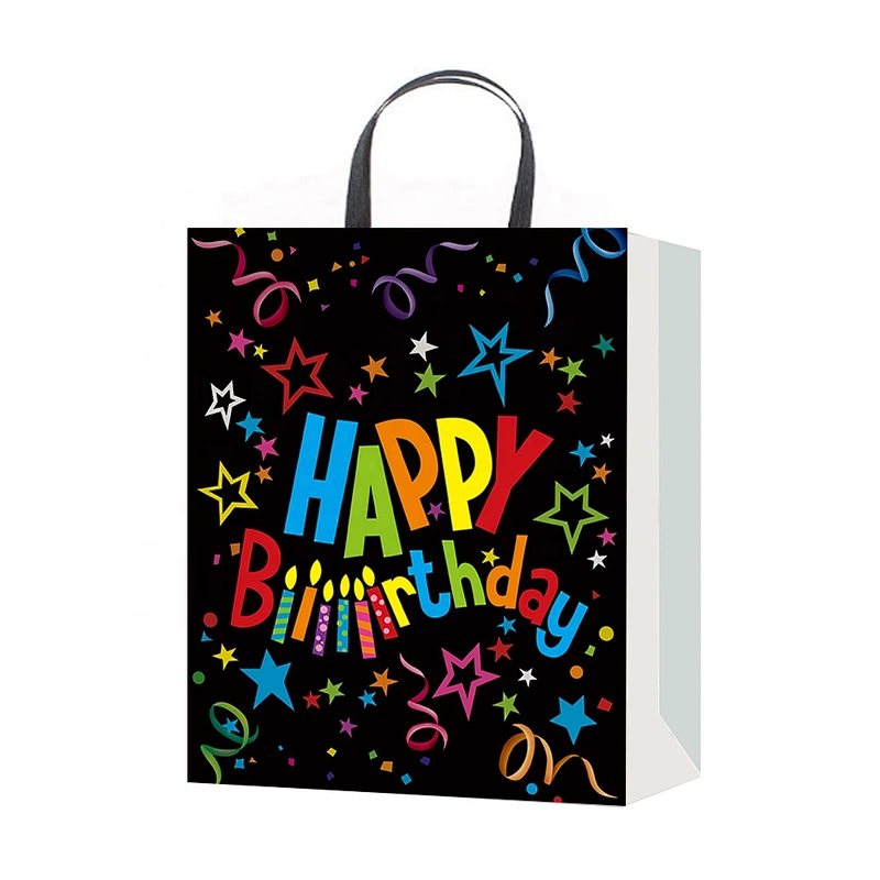 Custom oem china Birthday gift bag sample service Recyclable Packaging