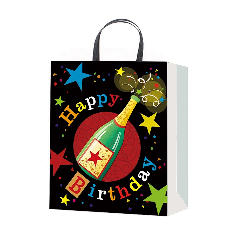 Custom oem china Birthday gift bag sample service Recyclable Packaging