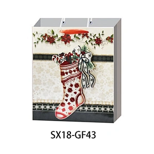 Latest design Recyclable packaging Bag Good style Various Christmas gift bag Packaging