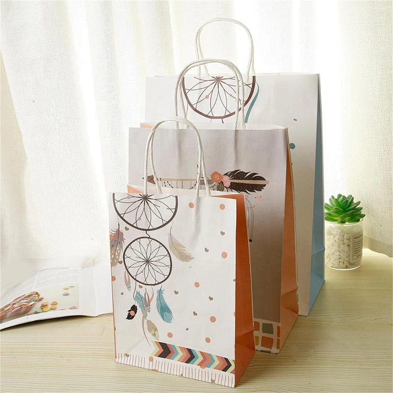 Carry Bag Paper Bags Craft Paper Customize Design Shopping Paper Bag Printing