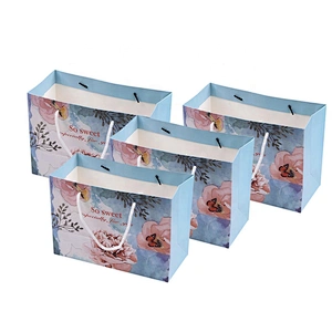 Customize Design Shopping Paper Bag Printing Gift Item Time Industrial Surface Packaging   Paperbag