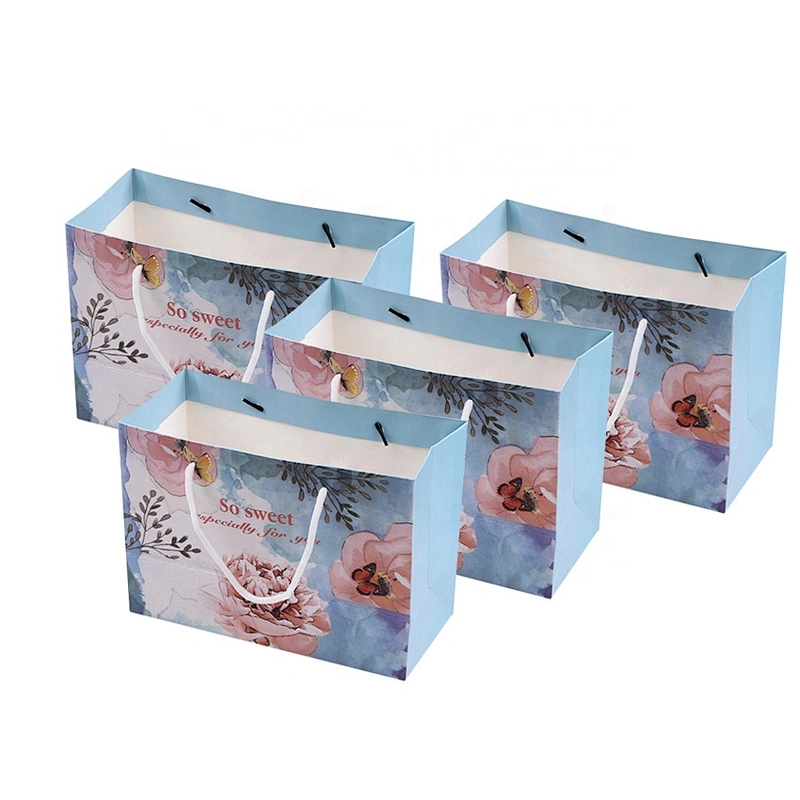 Customize Design Shopping Paper Bag Printing Gift Item Time Industrial Surface Packaging   Paperbag