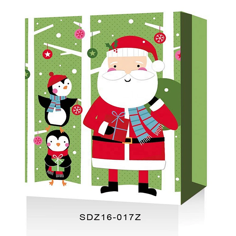 charming deseign gift packaging Bag Good style Santa Claus patterns Packaging