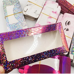 hot sales paper box foldable  for packaging eyelash and other jewelry