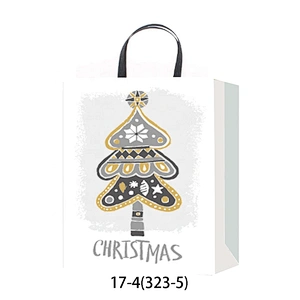 Best factory White gift packaging Bag Good style Various Christmas gift bag Packaging