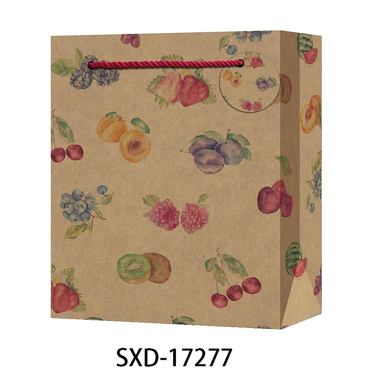 Customize Design Brown Cowhide gift packaging Bag Newest sale Recyclable Packaging