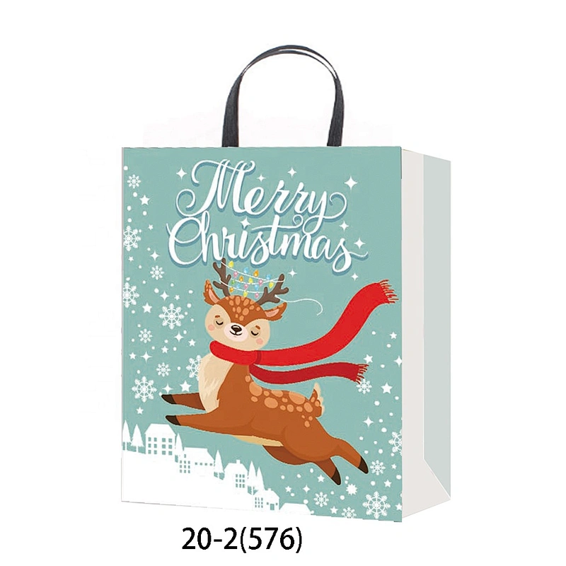 Custom Logo Print Wholesale Grocery White Brown Kraft Paper Gift Bag with Handle Item Industrial Surface Packaging