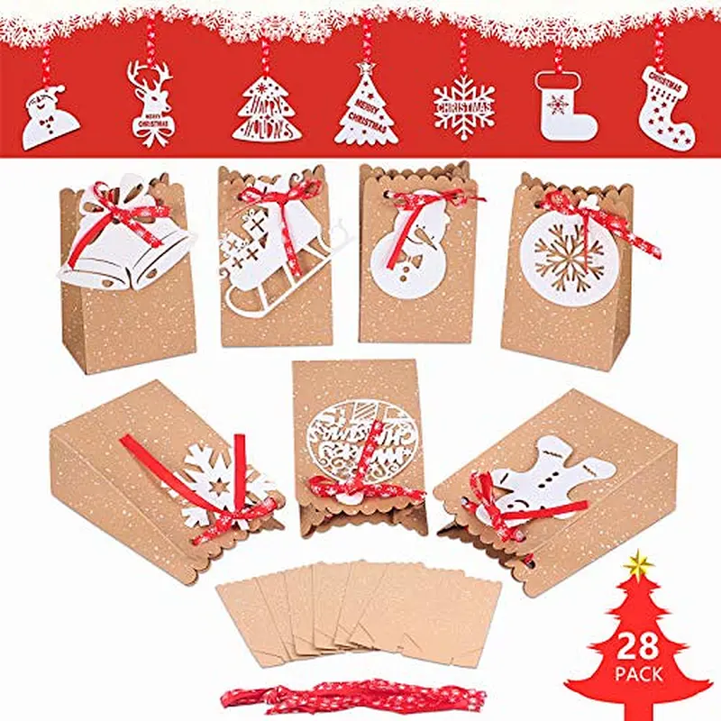 Customize Design Xmas Shopping Paper Bag Printing Gift Custom OEM Craft Gsm Item Time Industrial Surface Packaging Pcs