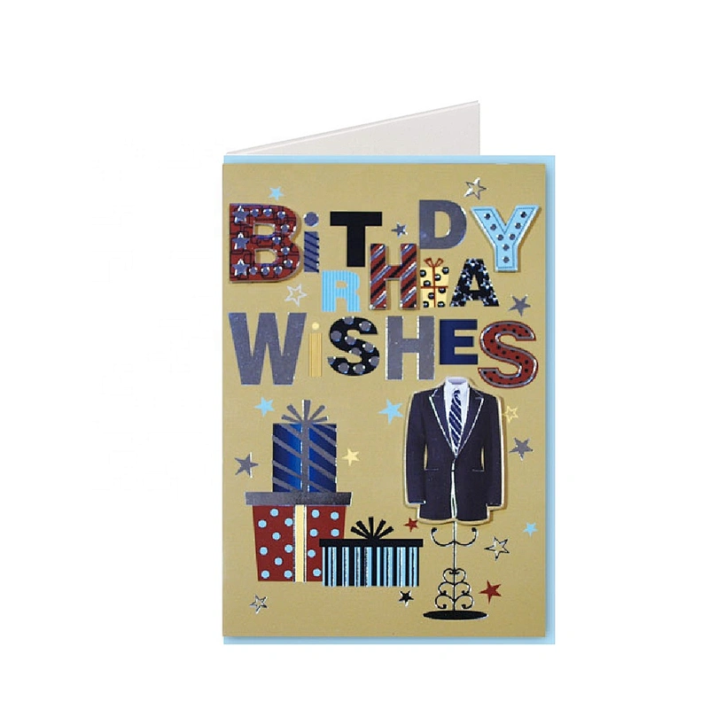 Myway Greeting Card Printing Customized Blank Handmade Tamil Love Greeting Card Cartoon Gift Custom Letters Europe Craft Toxic