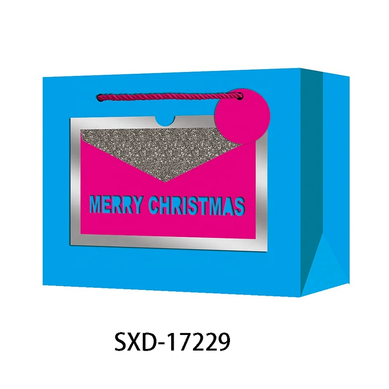 Latest china new model Hand Length Handle Bag Good style Various Christmas gift bag Packaging