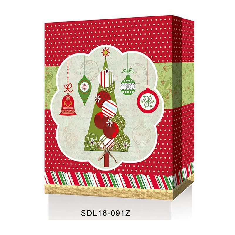 Christmas Paper Bag Gift Bags With  Customized Logo Gift Packaging Bag Various Christmas