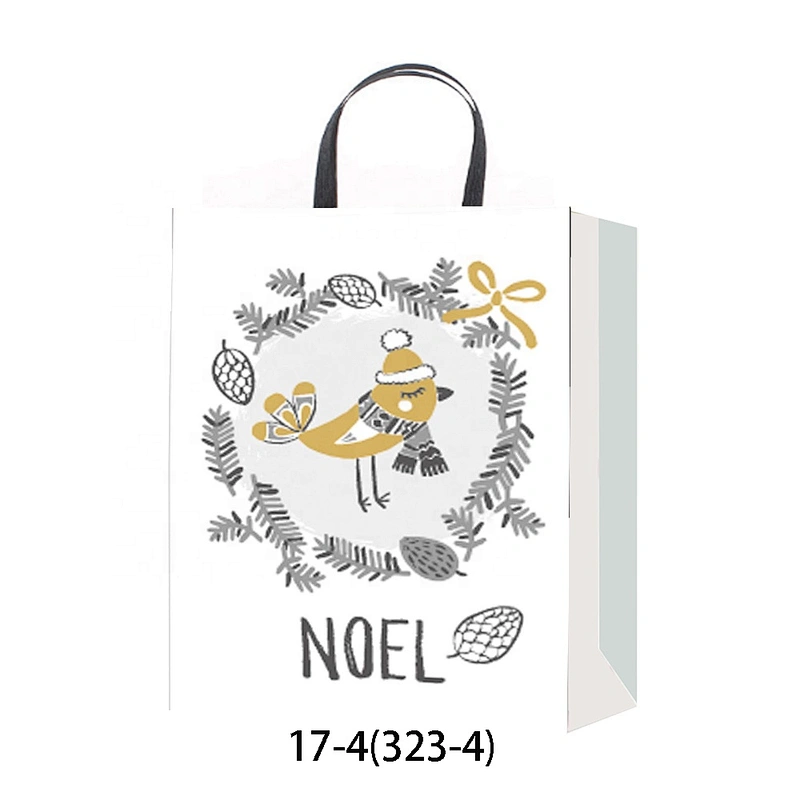 Best factory White gift packaging Bag Good style Various Christmas gift bag Packaging